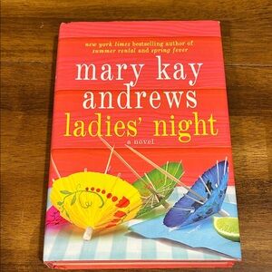 Ladies' Night by Mary Kay Andrews - Vibrant Coral Hardcover